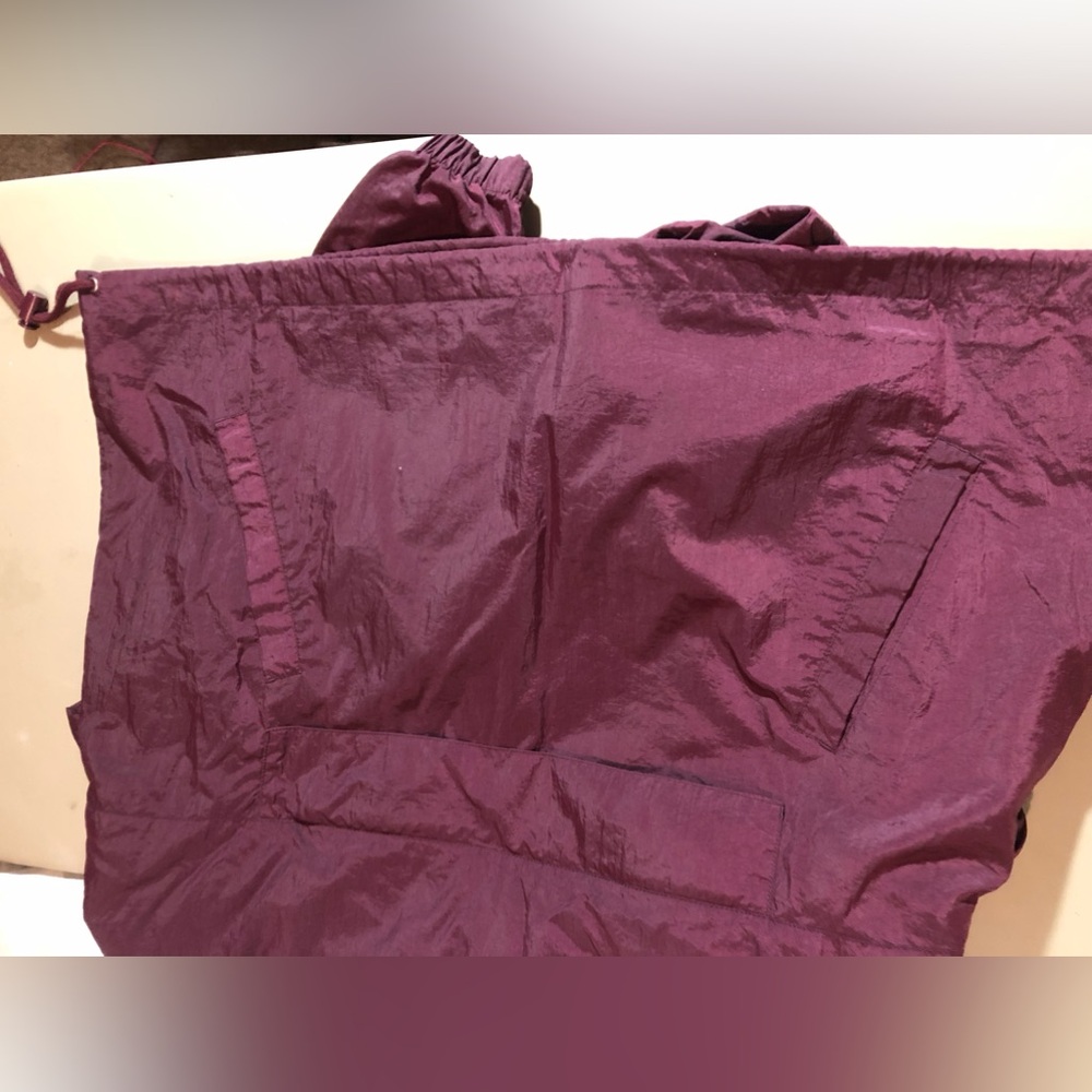 Vintage Maroon Windbreaker
